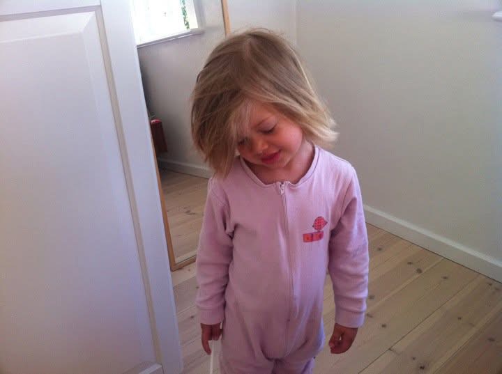 Anna Barbara som lillepige